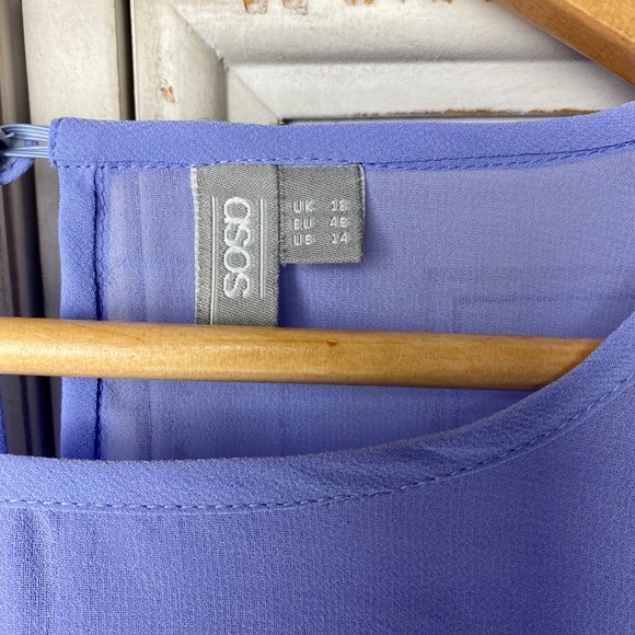 ASOS Sheer Ruffled Blouse - Picture 4 of 5